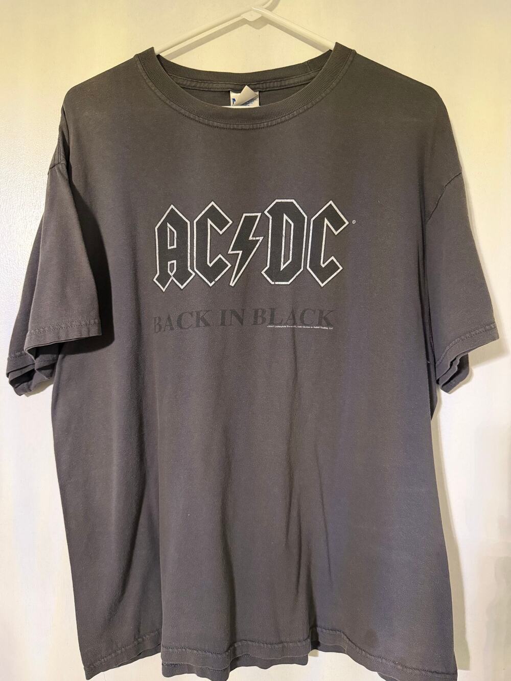 AC DC Gray men’s t-shirt